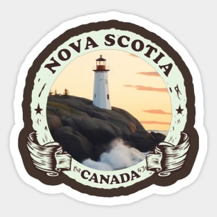 Nova Scotia Canada Sticker